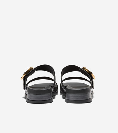 W35351:BLACK CROC PRINT LEATHER