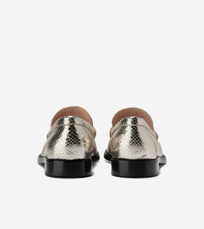 W32842:GOLD SNAKE PRT LEATHER