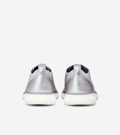 W28830:MICROCHIP/SILVER METALLIC KNIT/OPTIC WHITE
