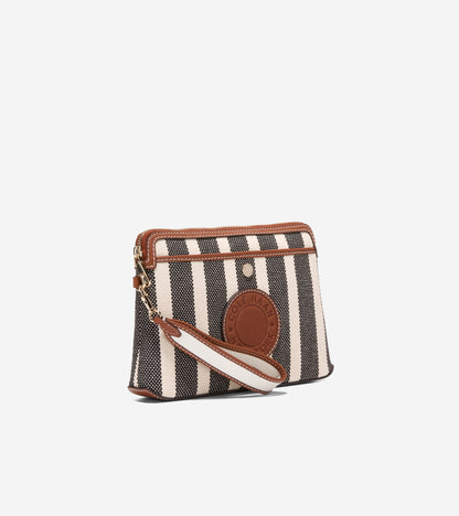 U08449:NATURAL CANVAS STRIPE PRINT:0000