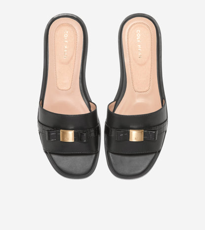 W35781:BLACK LTHR/BLACK CROC PRINT