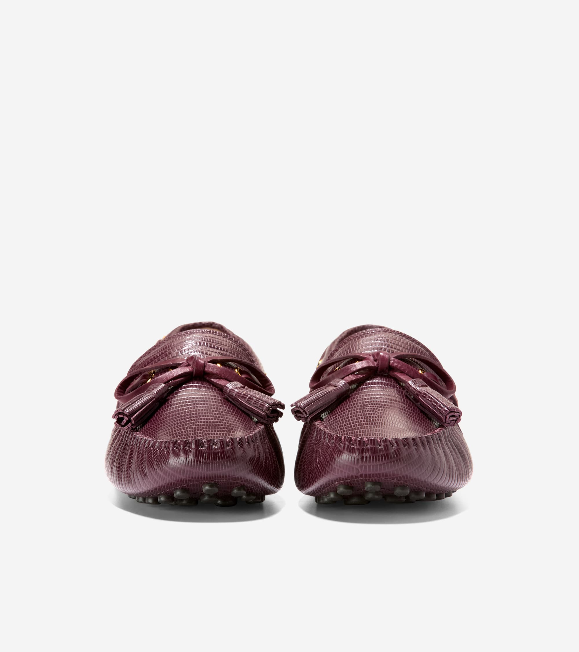 W34024:CH BLACK GARNET LIZARD PRT LTR