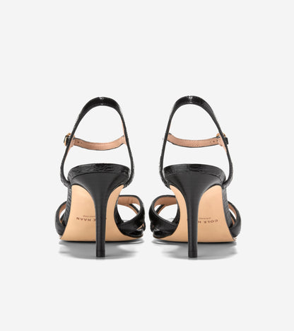W34656:BLACK CROCO PRINT LEA
