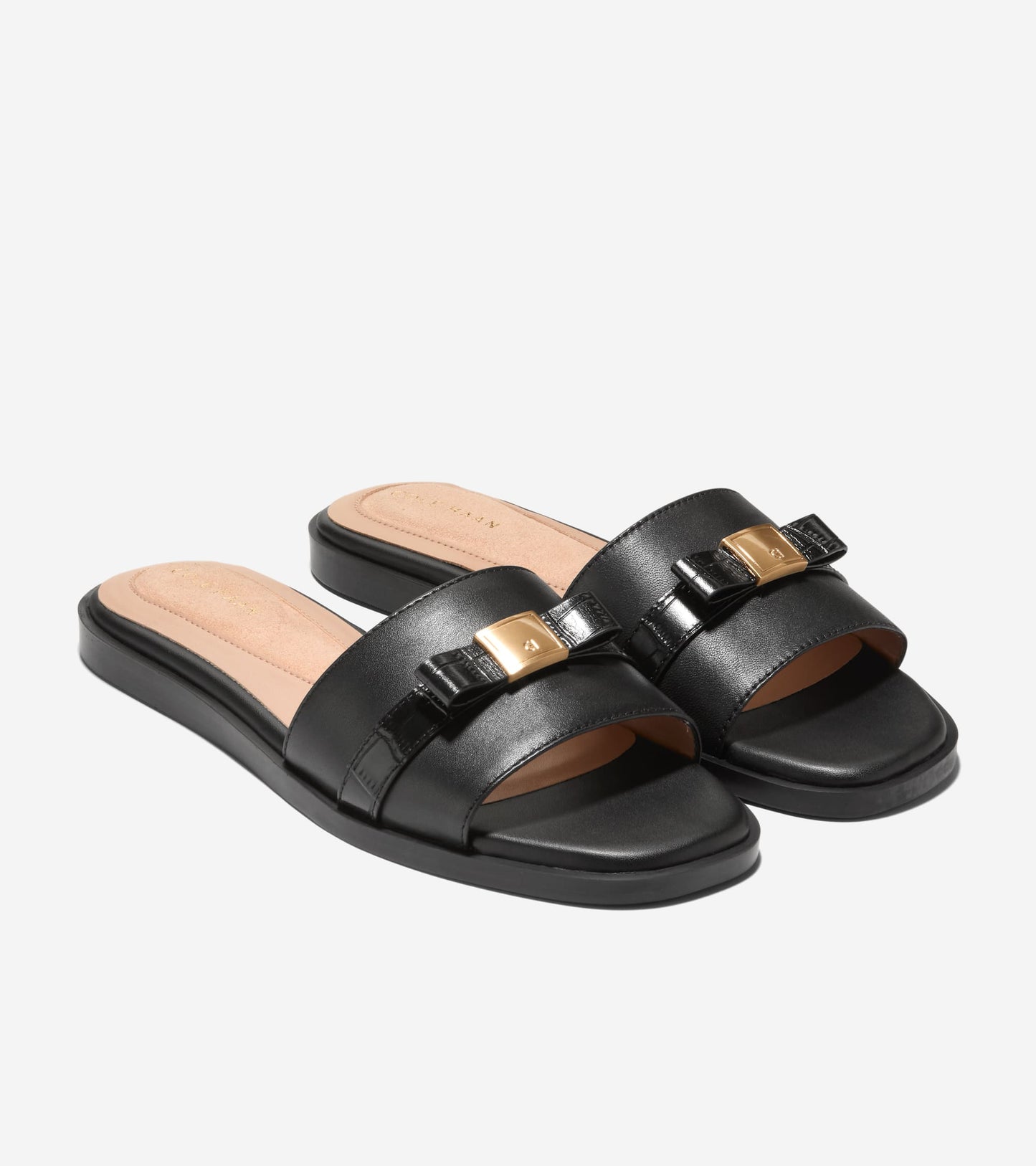 W35781:BLACK LTHR/BLACK CROC PRINT