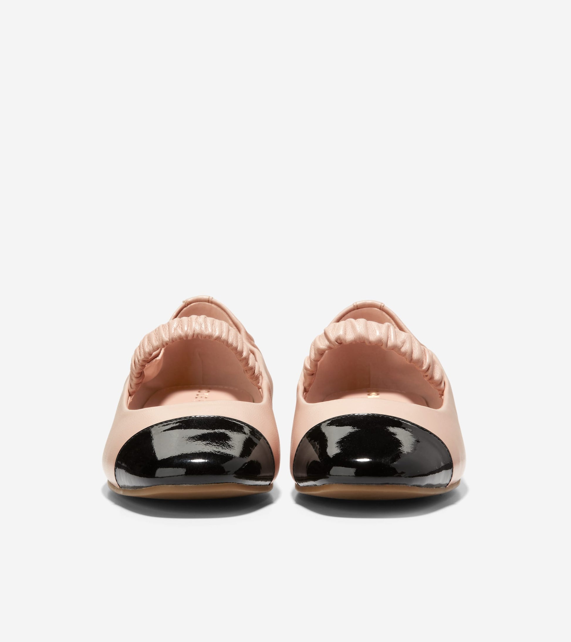 W30845:CH PORCELAIN LTR/BLACK PAT LTR