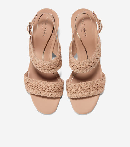W36807:CH TUSCAN SAND WOVEN FABRIC / LEATHER