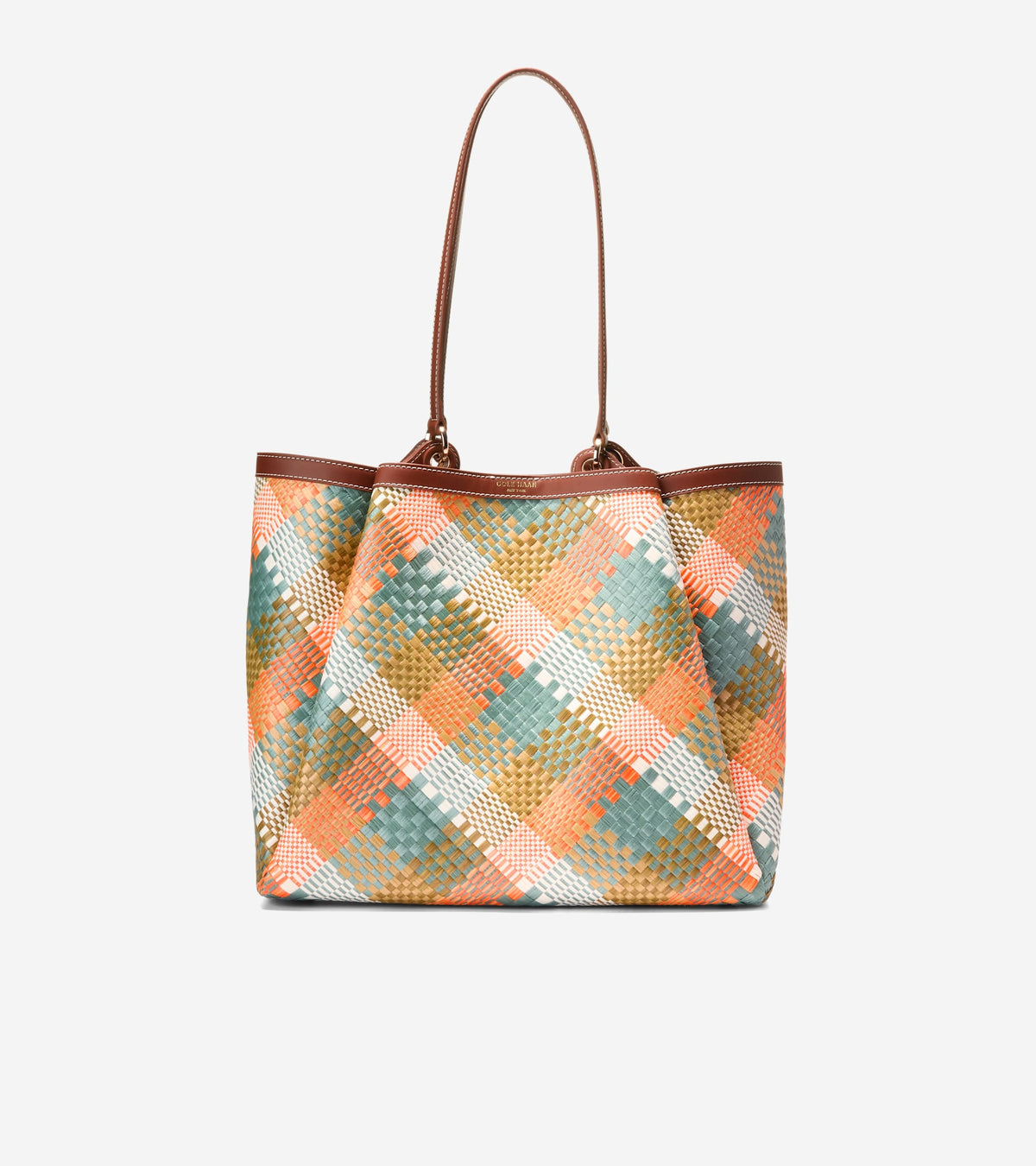 U08525:MULTI COLOR  WOVEN RAFFIA PRINT:0000