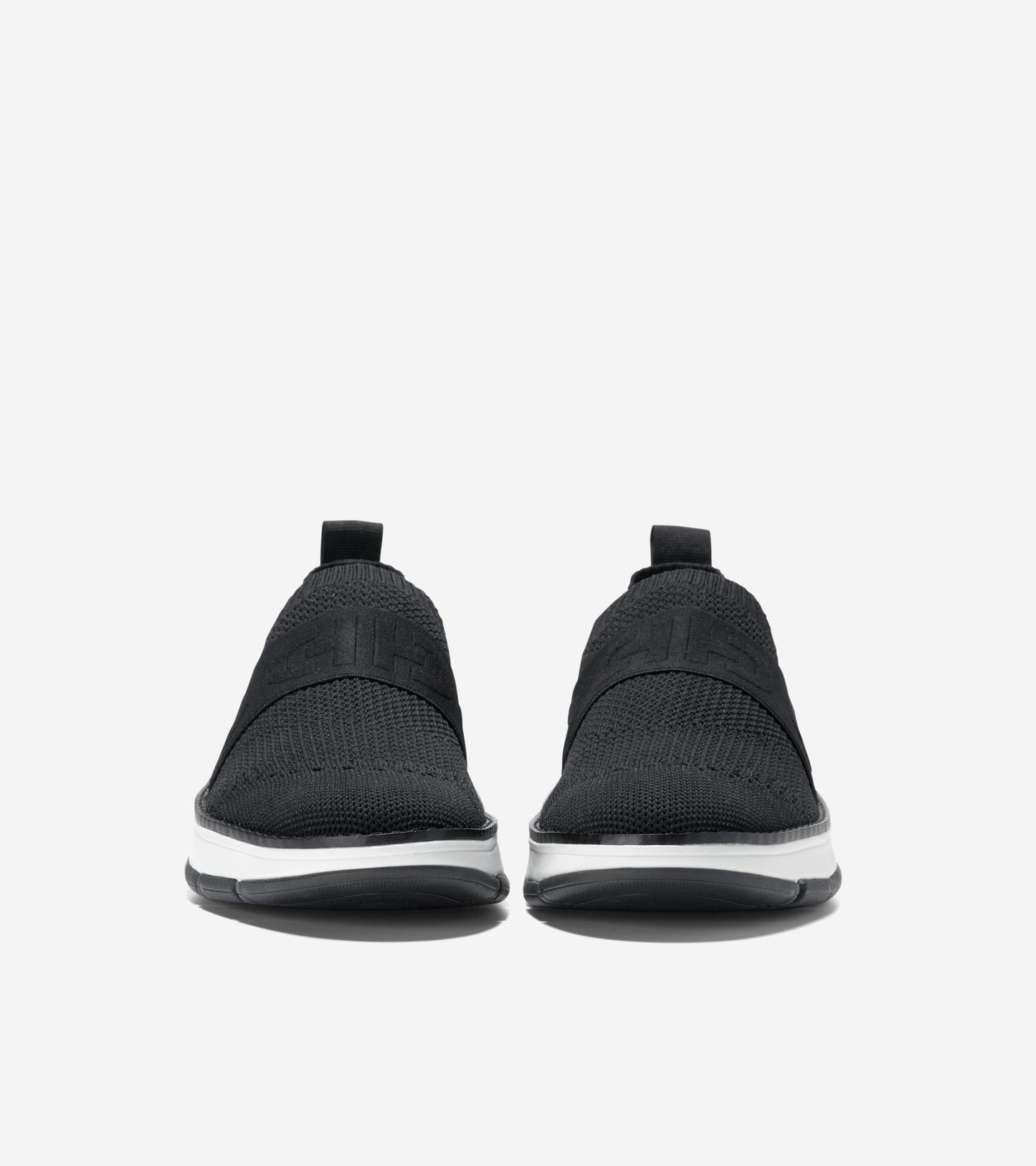 W32498:BLACK KNIT/WHITE