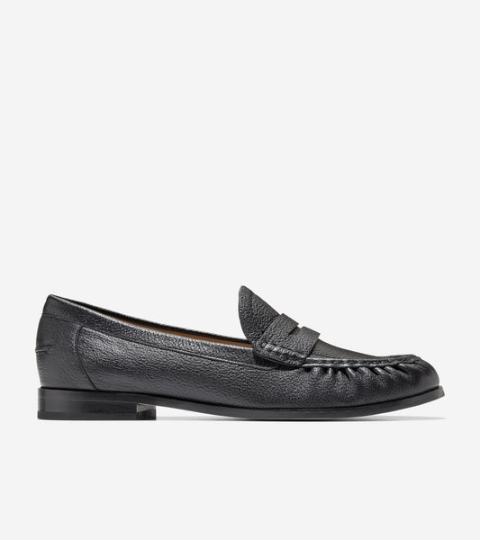 W37324:BLACK TUMBLED LEATHER