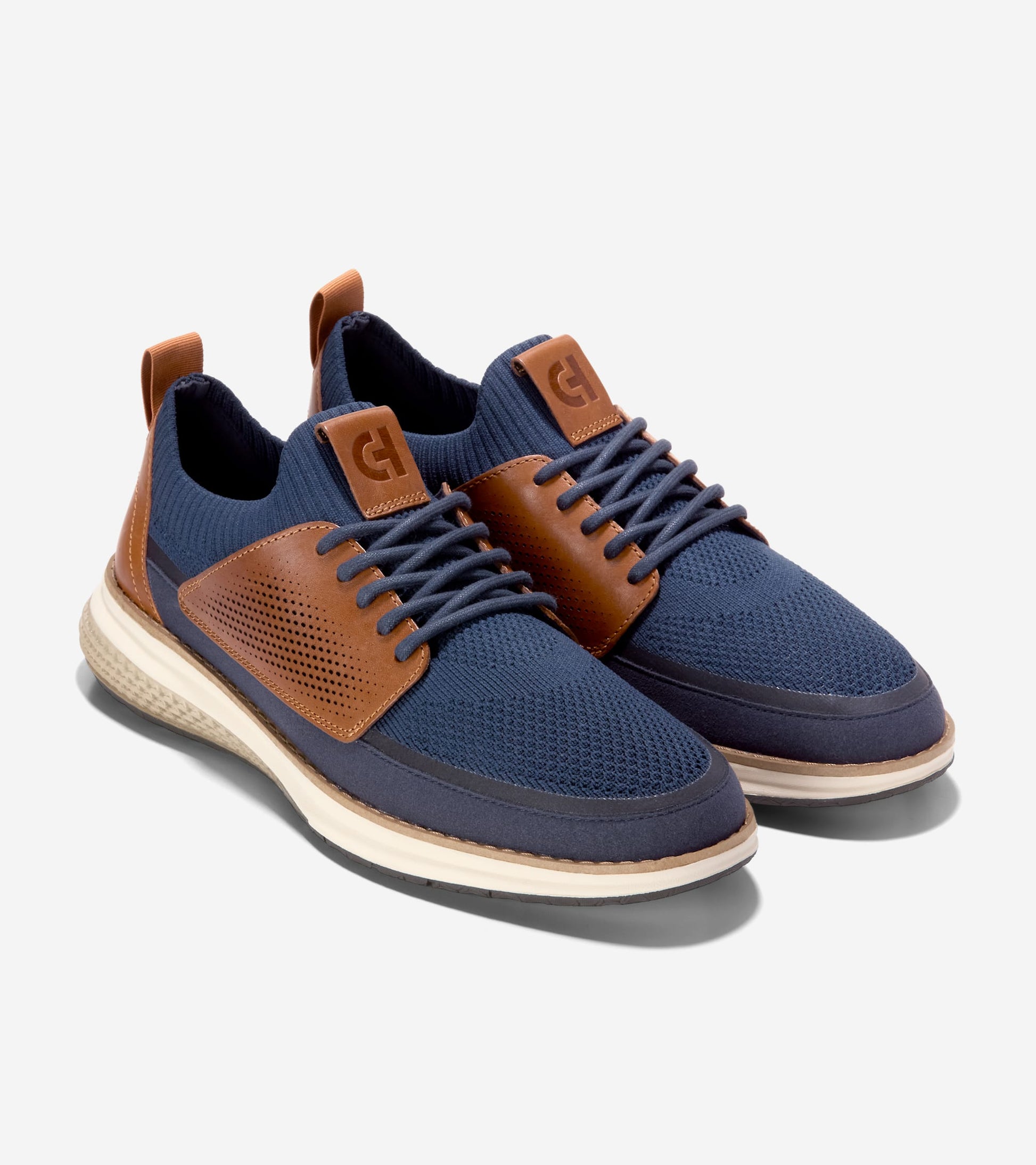 C41713:NAVY BLAZER / BRITISH TAN / IVORY