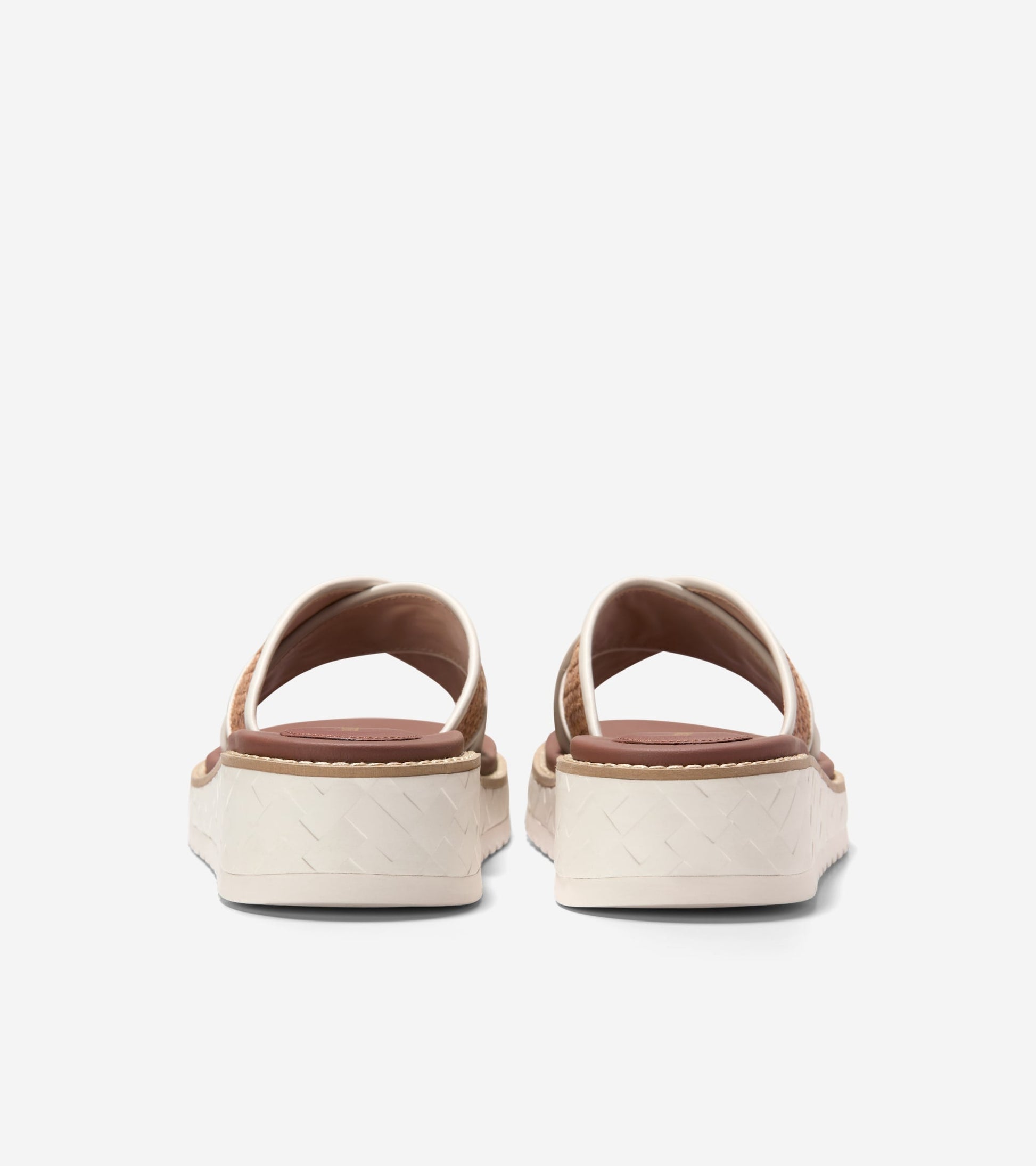 W32816:TAN RAFFIA/IVORY