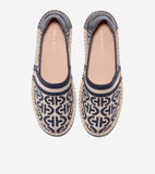 W32110:DOUBLE CH NAVY BLAZER/OAT STITCHLIGHT