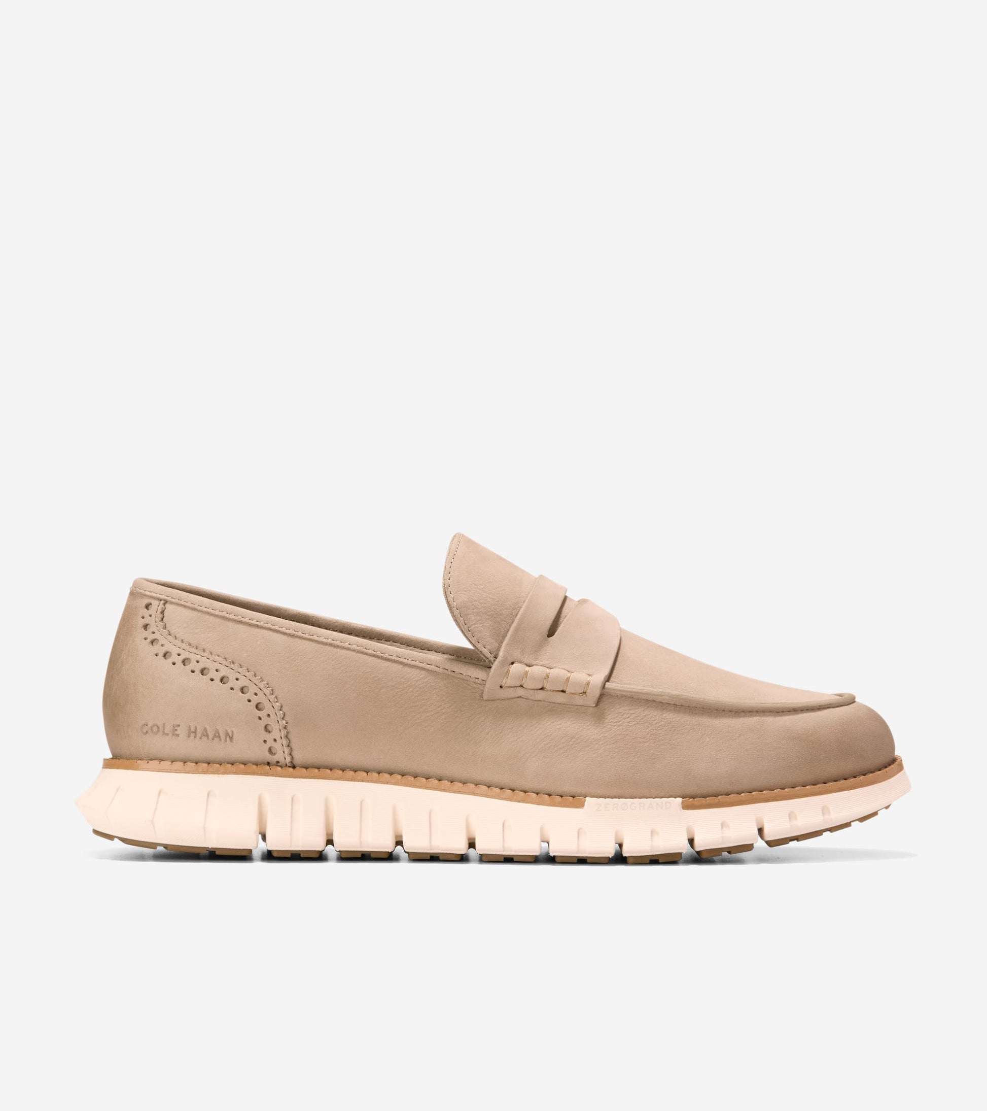 C40538:CH DARK LATTE NUBUCK / NATURAL TAN/ IVORY
