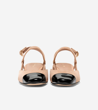 W33559:CH TUSCAN SAND SDE/BLACK PAT LTR