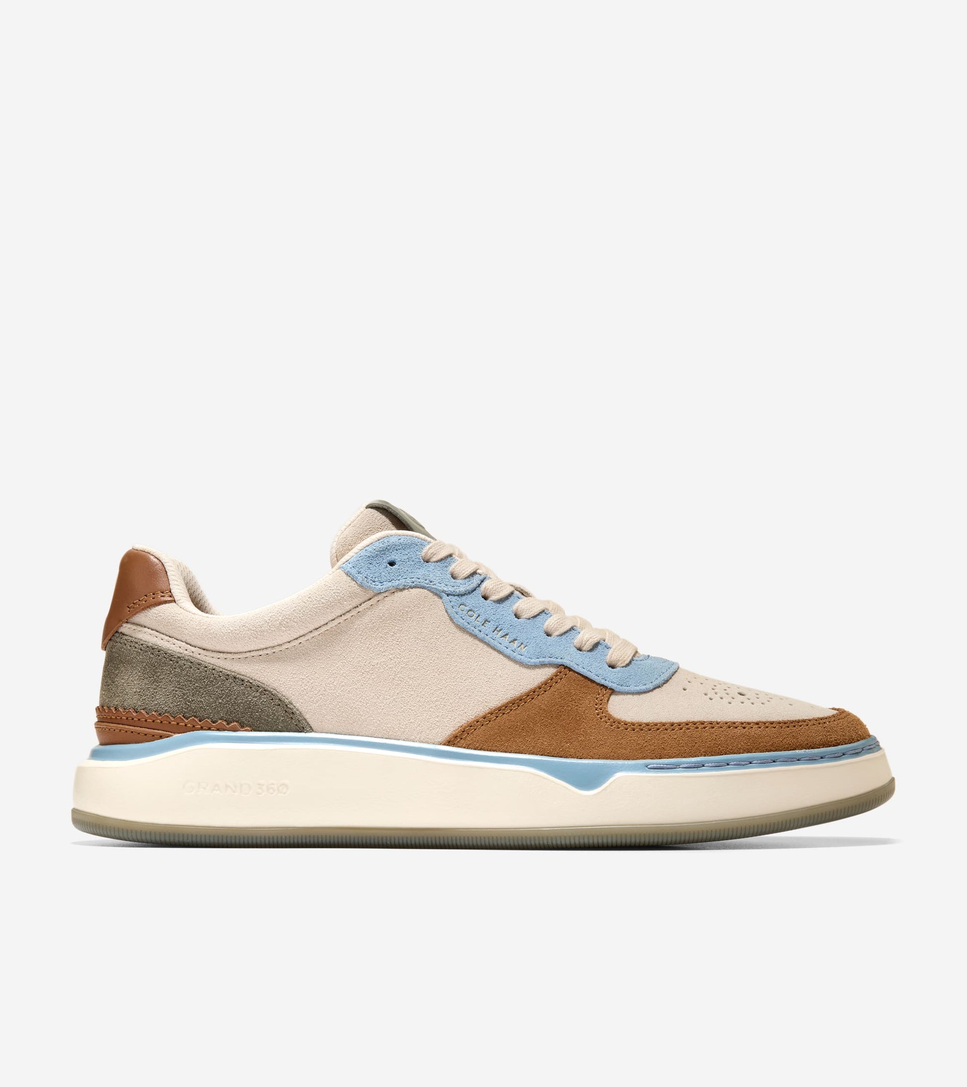 C39690:FADED DENIM SUEDE / LT SESAME / IVORY