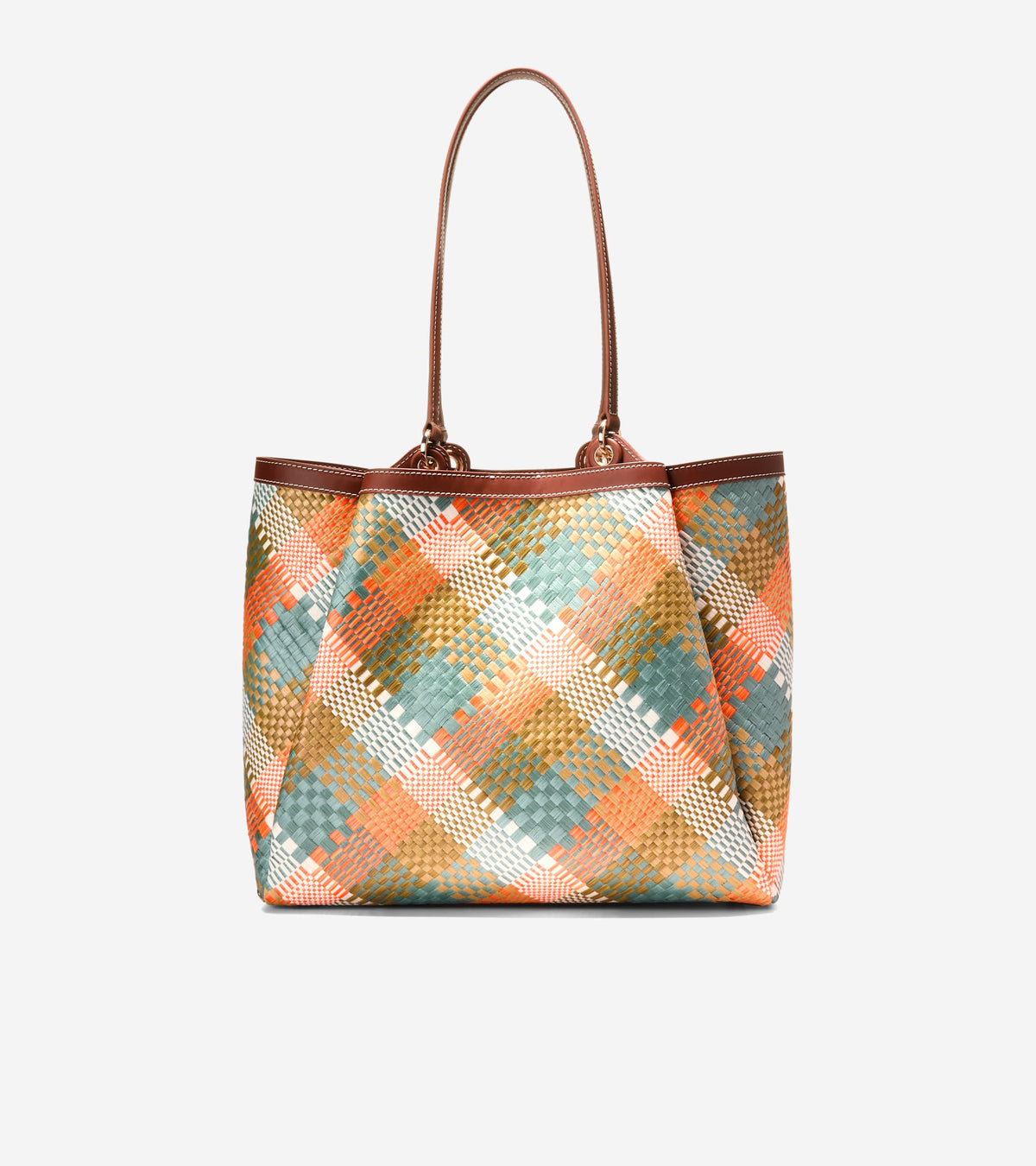 U08525:MULTI COLOR  WOVEN RAFFIA PRINT:0000