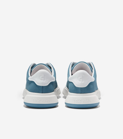 W36528:PROVINCIAL BLUE SDE / WHITE LTHR