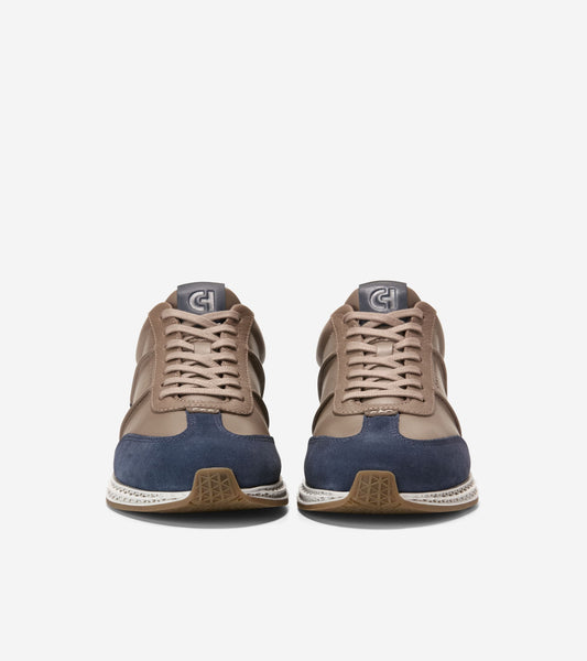 C44619:CH IRISH COFFEE / NAVY BLAZER SUEDE / PUMICE STONE