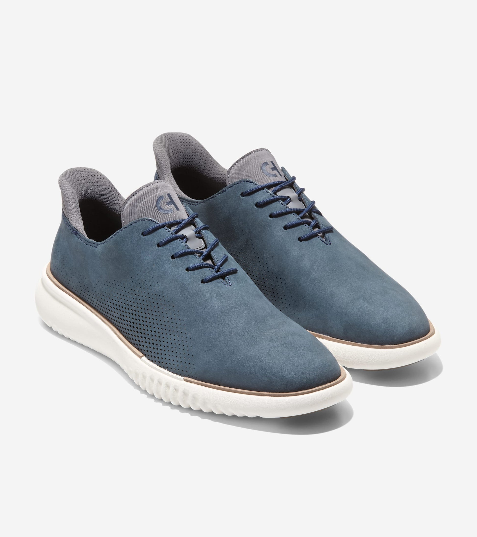 C42837:NAVY BLAZER NUBUCK / CASTLEROCK / IVORY