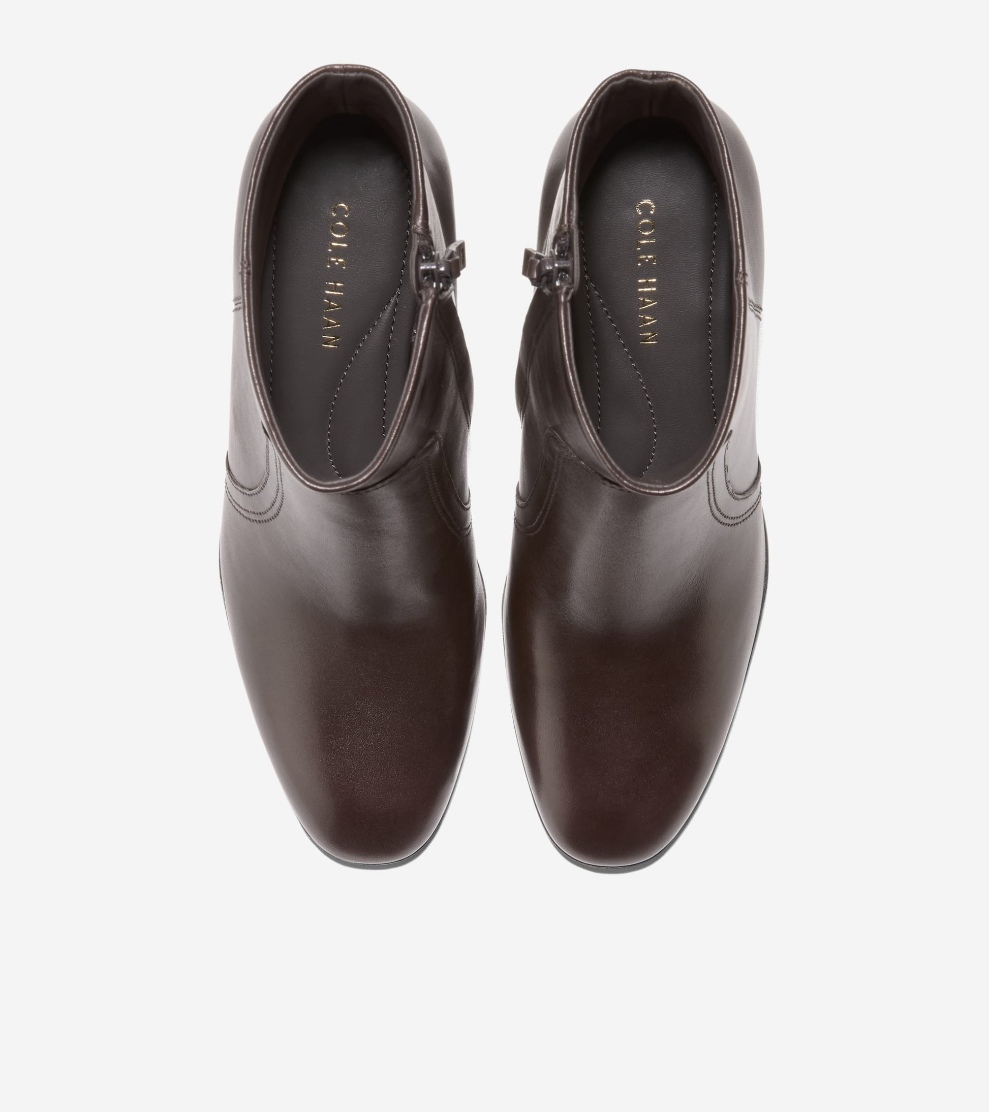 W35187:CH DK CHOCOLATE LTHR/ DK BROWN STACK