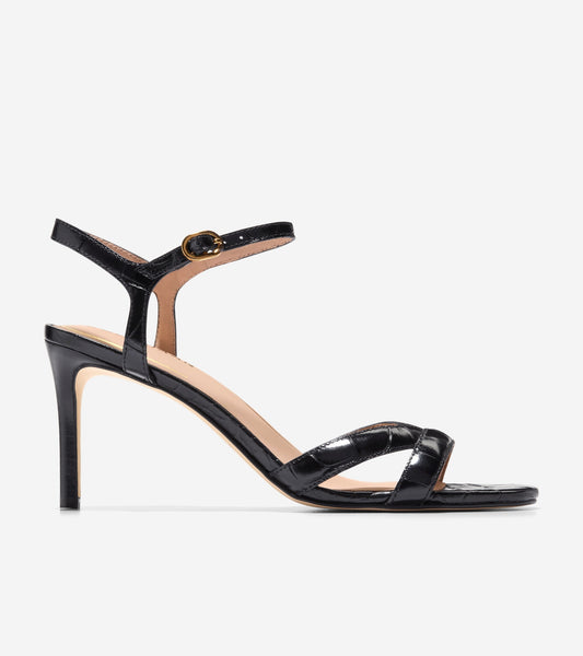 W34656:BLACK CROCO PRINT LEA