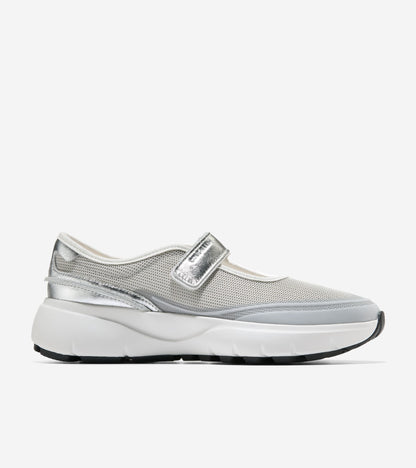 W37606:SILVER MESH / SILVER METALLIC/WHITE LEATHER