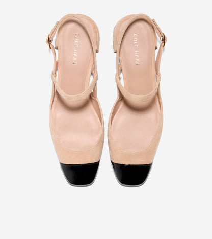 W33559:CH TUSCAN SAND SDE/BLACK PAT LTR