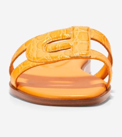 W30555:SAFFRON CROC PRT LTR