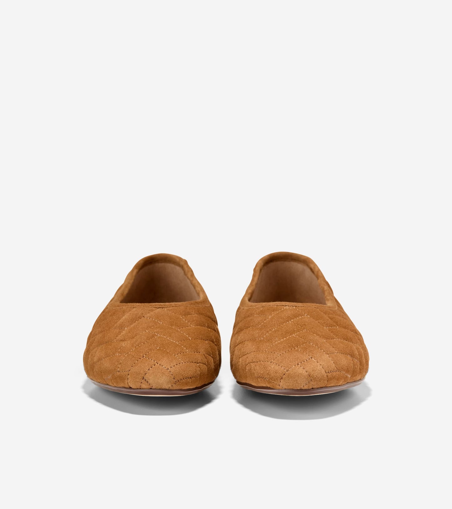 W37777:CH TOBACCO QUILTED SUEDE