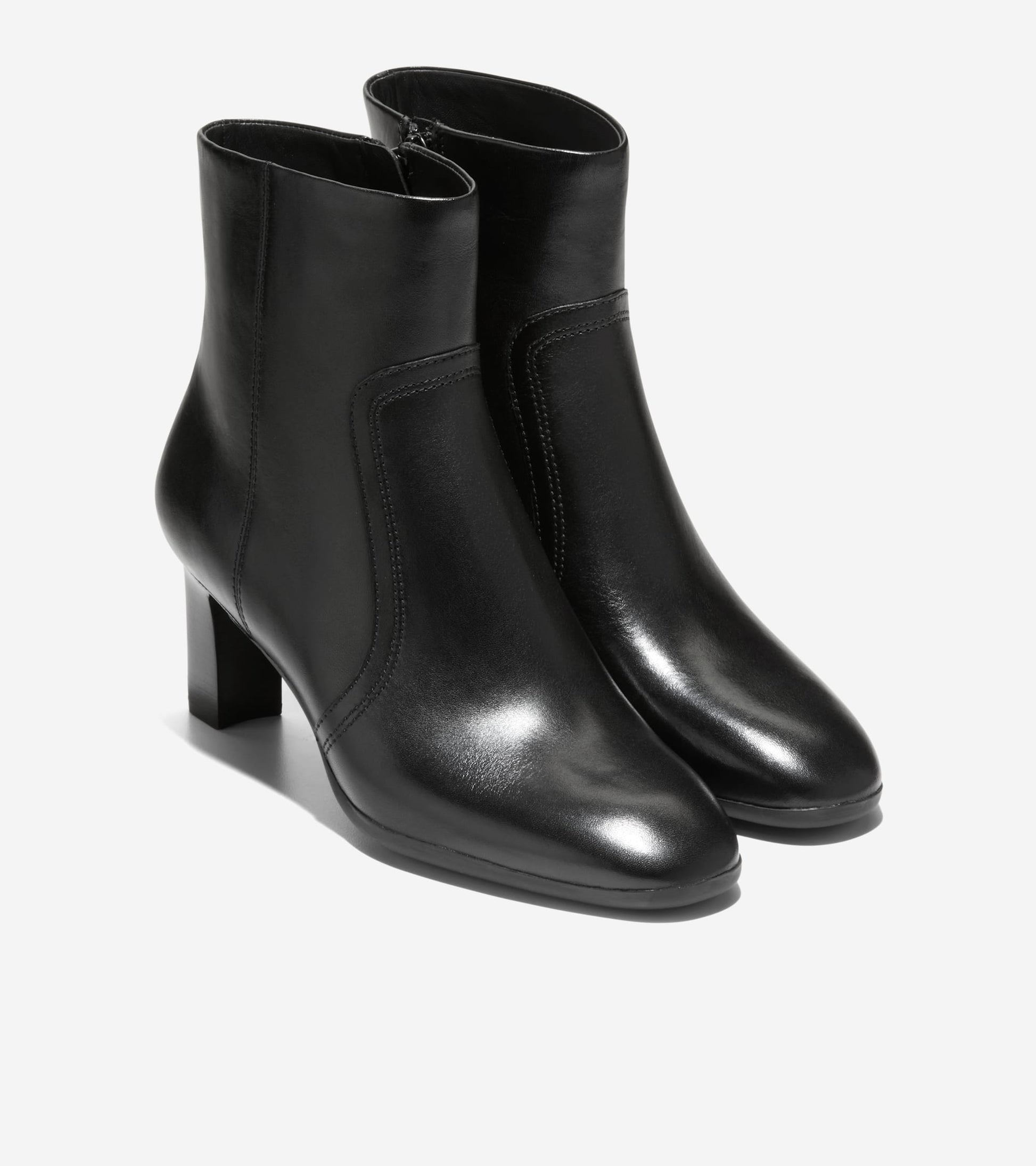 W35186:BLACK LTHR/ BLACK STACK