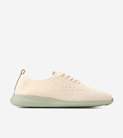 W29364:IVORY KNIT/GOLD METALLIC/FOG GREEN