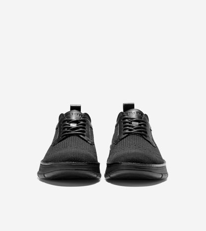 W32492:BLACK KNIT/LEATHER/BLACK