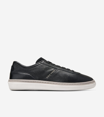 W38414:BLACK LEATHER / IVORY