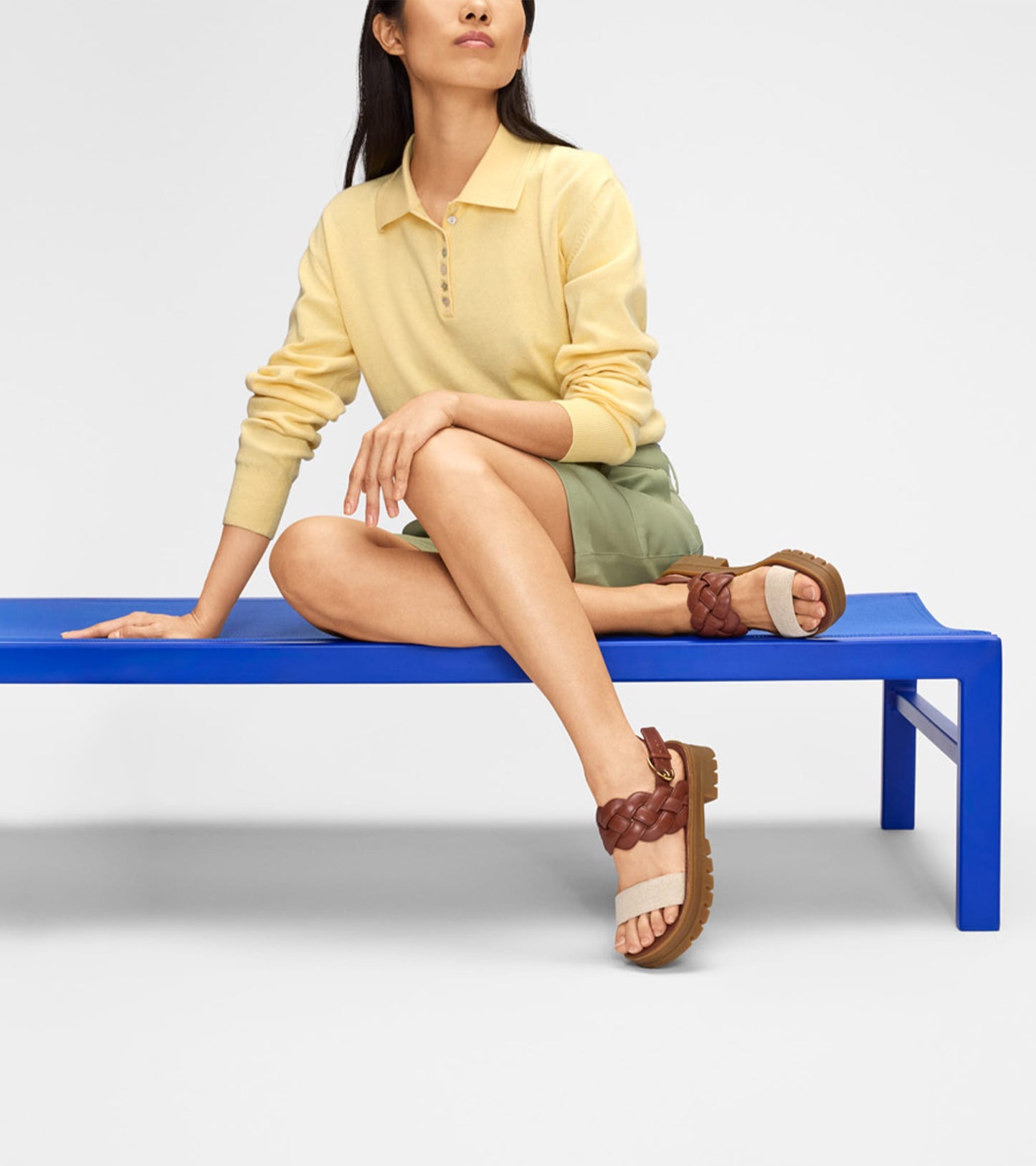 W31869:NATURAL CANVAS/CH DK CUOIO LTR