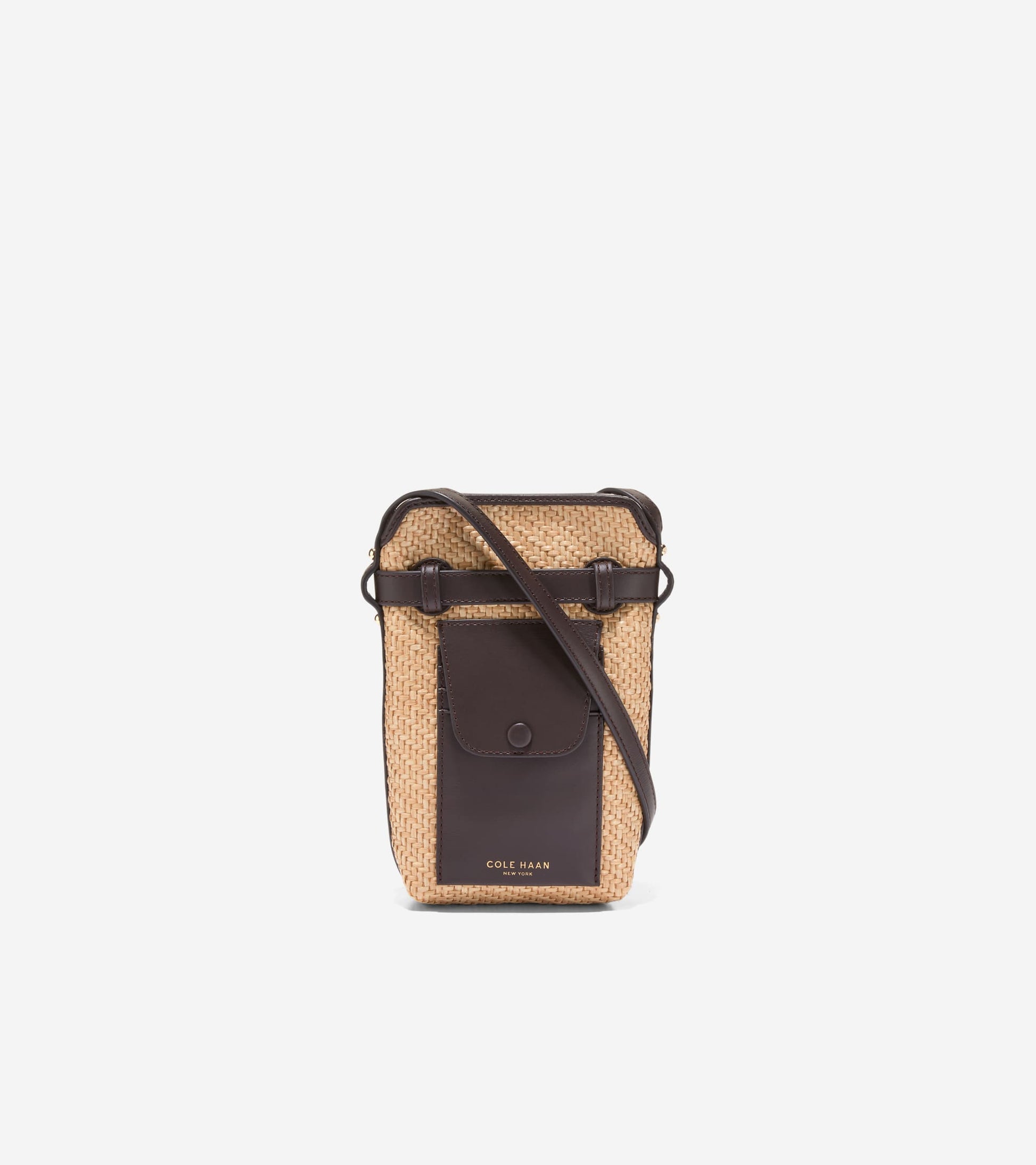 U08698:NATURAL RAFFIA / DARK CHOCOLATE:0000