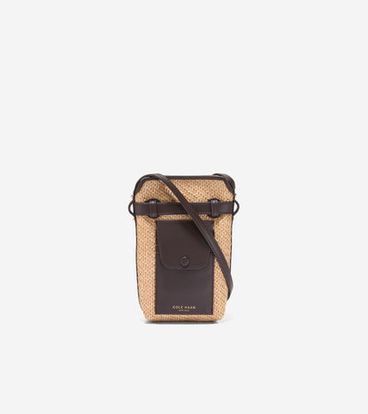U08698:NATURAL RAFFIA / DARK CHOCOLATE:0000