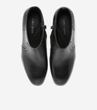 W35186:BLACK LTHR/ BLACK STACK