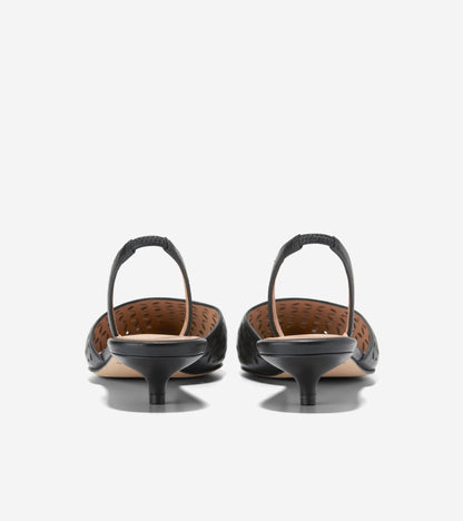 W33708:BLACK PERFORATED LTR