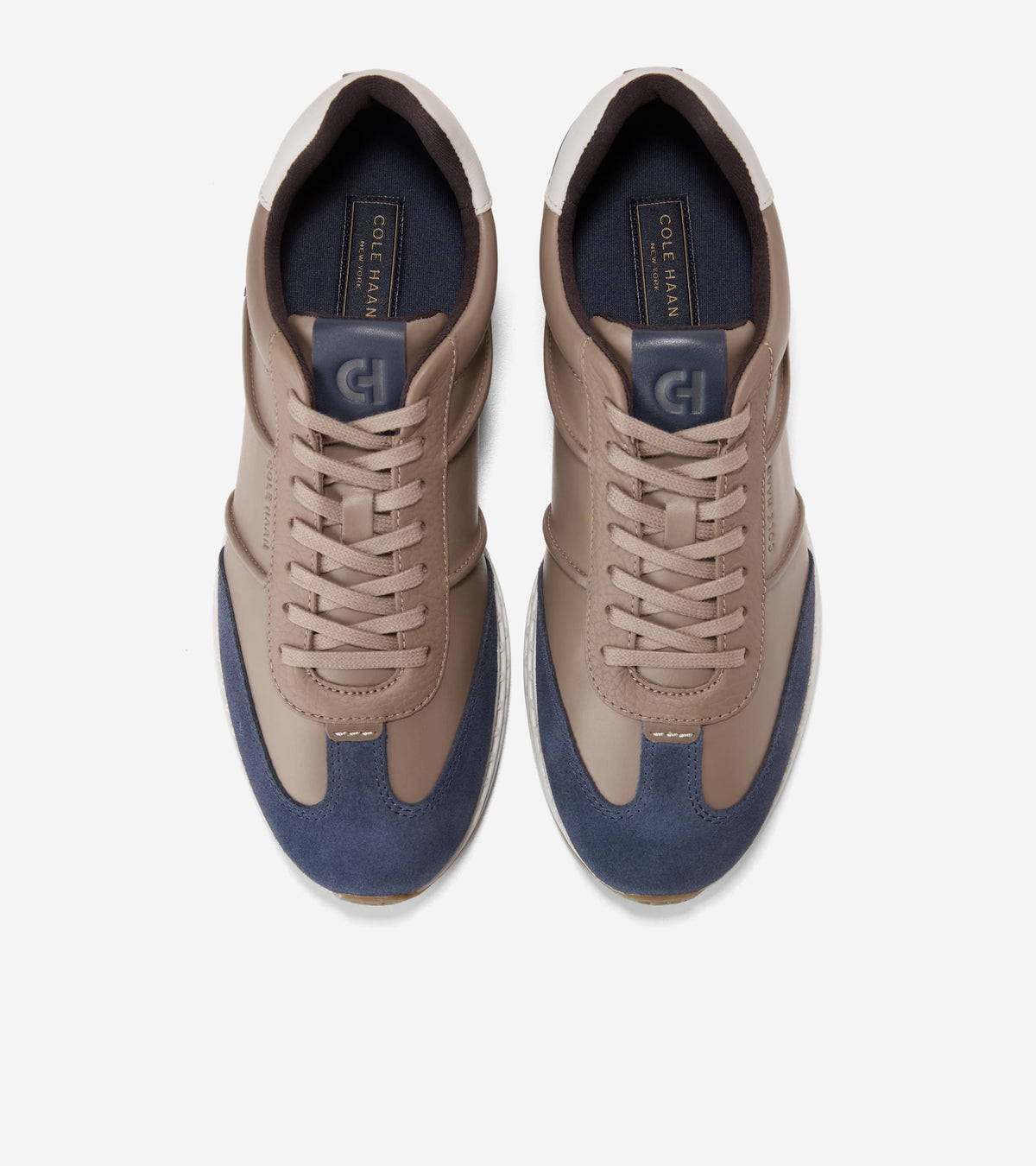 C44619:CH IRISH COFFEE / NAVY BLAZER SUEDE / PUMICE STONE