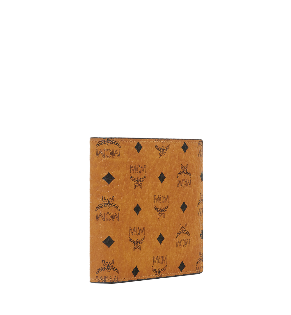 MXSAAVI04CO001-Bifold Wallet in Visetos Original|COGNAC