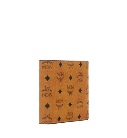 MXSAAVI04CO001-Bifold Wallet in Visetos Original|COGNAC
