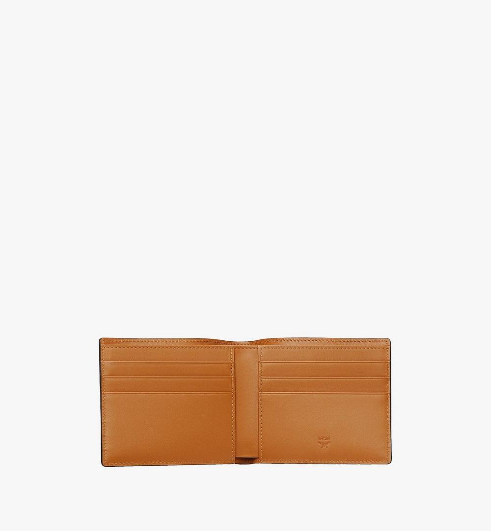 MXSAAVI04CO001-Bifold Wallet in Visetos Original|COGNAC