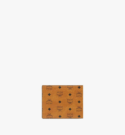 MXSAAVI04CO001-Bifold Wallet in Visetos Original|COGNAC