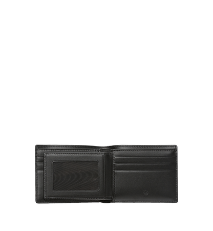 MXSAAVI02BK001-Bifold Wallet with Card Case in Visetos Original|BLACK