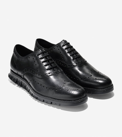 ColeHaan-ZERØGRAND Wingtip Oxford-c20719-Black-Black