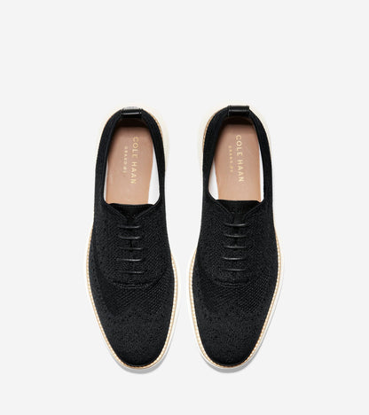 ColeHaan-ØriginalGrand Wingtip Oxford-c27959-Black Stitchlite™-Ivory