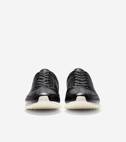 ColeHaan-Grand Crosscourt Running Sneaker-c28253-Black Burnished Leather