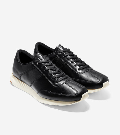 ColeHaan-Grand Crosscourt Running Sneaker-c28253-Black Burnished Leather