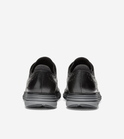 ColeHaan-ØriginalGrand Ultra Wingtip Oxford-c32064-Black Leather-Quiet Shade