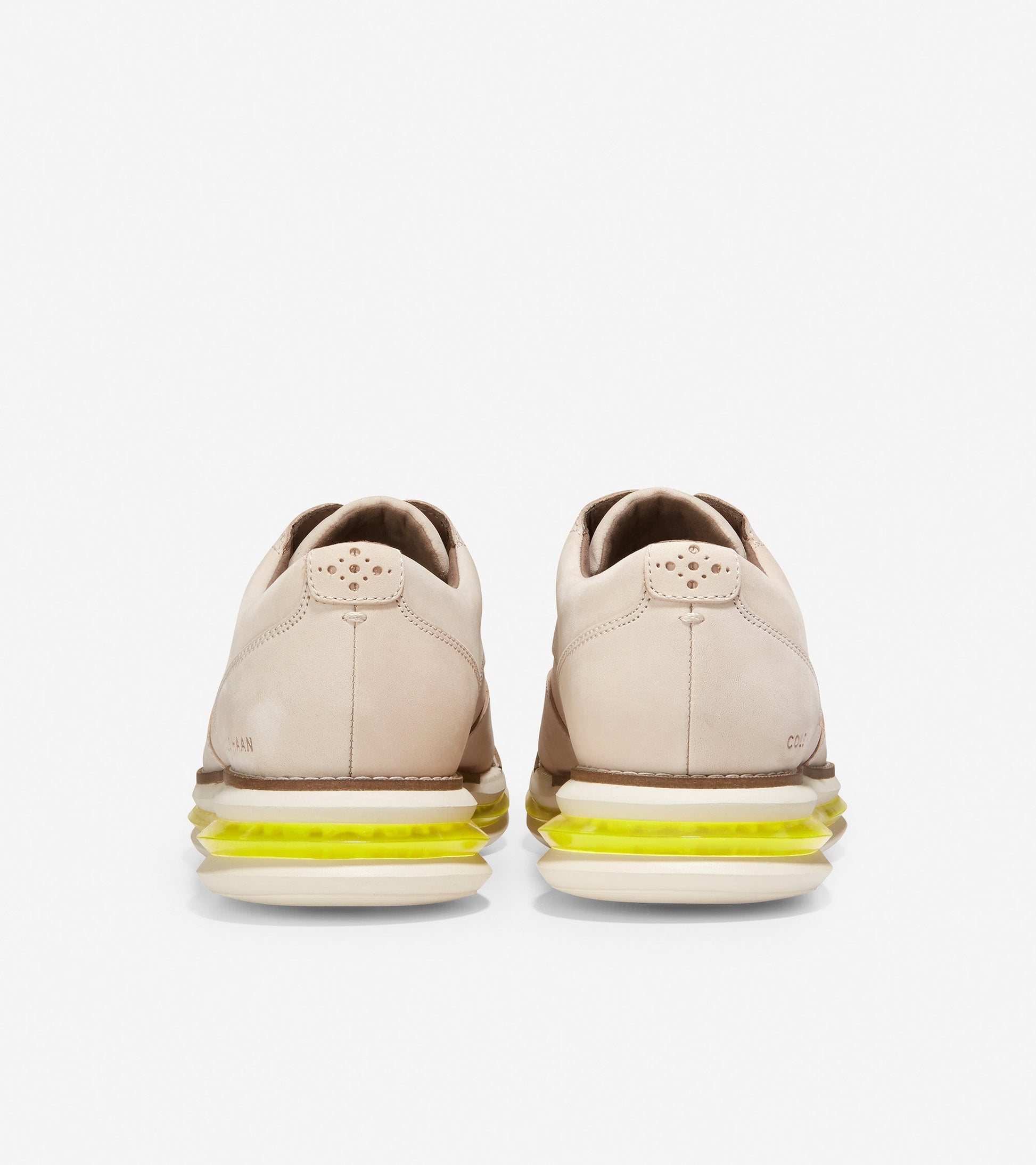 ColeHaan-ØriginalGrand Energy Wingtip Oxford-c33536-Cement-Ivory-Safety Yellow